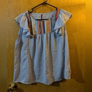 Women's Summer Dressy/Casual Flutter Sleeve Top